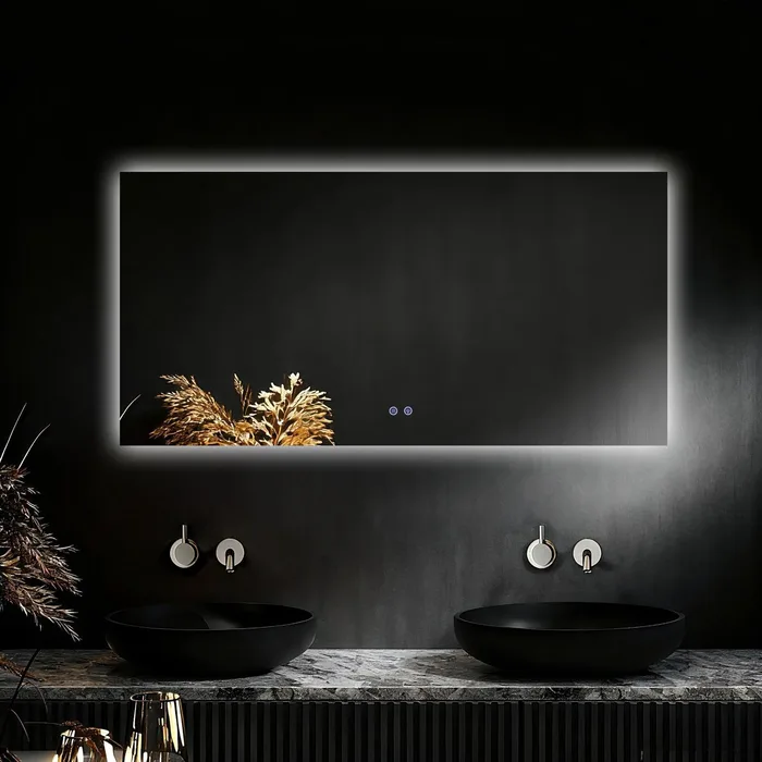 מראה דגם SOLA תאורת LED ב־3 צבעים מנגנון מפזר אדים