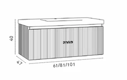 ארון אמבטיה תלוי דגם SAN DIEGO