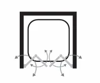 מקלחון הרמוניקה PORTAL