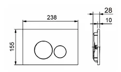 לחצנים מעוצבים סדרת UONO – פלסטיק ABS