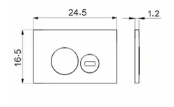 לחצנים סדרת FLAX – ללא מגע