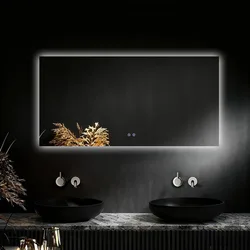 מראה דגם SOLA תאורת LED ב־3 צבעים מנגנון מפזר אדים