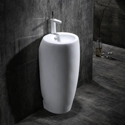 כיור רחצה עומד VOUGE 38.5×38.5×84 ס"מ
